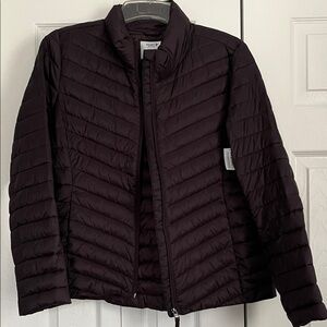 Hawke & Co Women's Puffer Jacket - Dark Purple